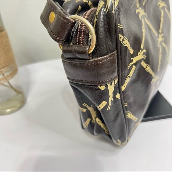 Vintage Longchamp Brown Shoulder Bag - Picture 8 of 13